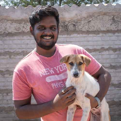 Vinay - Volunteer Breath Animal Rescue Home