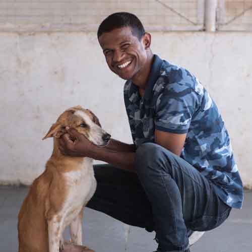 Vinod Vantedhu - Volunteer Breath Animal Rescue Home